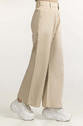 Beige Basic Trouser WM-JNS-WS23-011